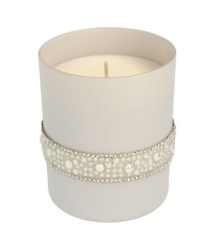 ARTMAN Crystal Glass Świeca zapachowa Pearl szara 1szt