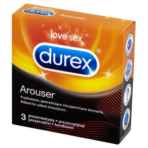 Durex Prezerwatywy Arouser 3 szt