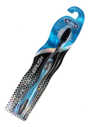 Beauty Formulas Active Oral Care Szczoteczka do zębów z aktywnym węglem 1 s