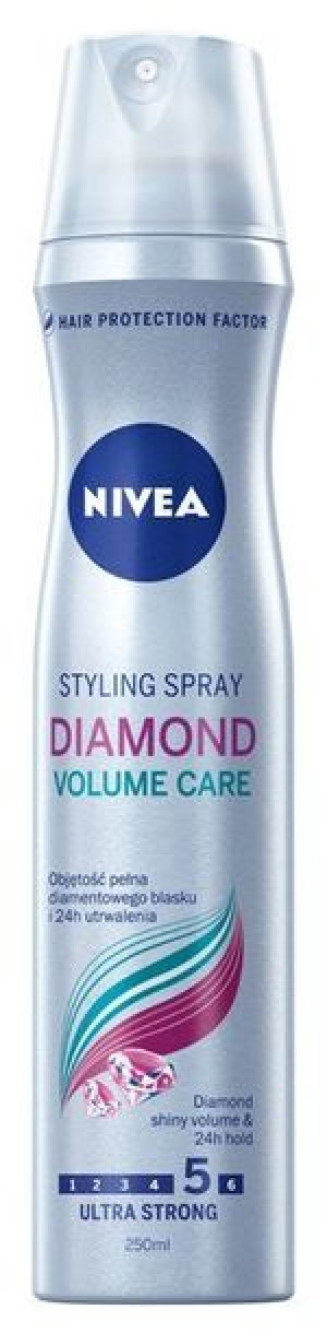 Nivea Hair Care Styling Lakier do włosów Diamond Volume Care ultra mocny 25