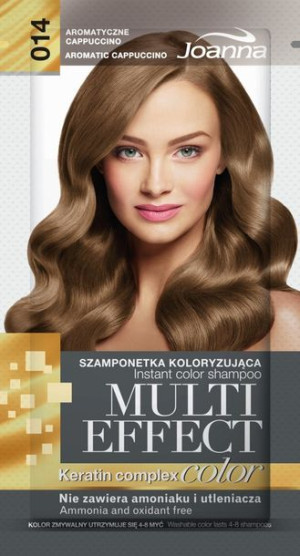 Joanna Multi Effect Color Keratin Complex Szamponetka 14 Aromatyczne Cappuc