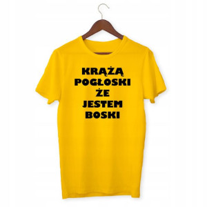 Tshirt Jestem Boski Na Prezent Urodziny Zabawna