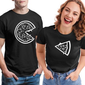 Tshirt Koszulka Zestaw Na Walentynki Pizza Kawałek