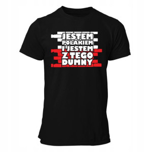 Tshirt Patriotyczny Biało Czerwony Polak Duma