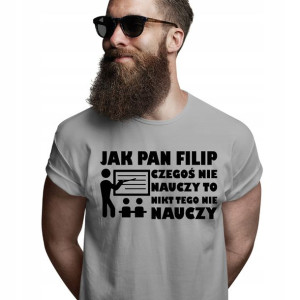 Tshirt Super Nauczycziel Koszulka Z Imieniem
