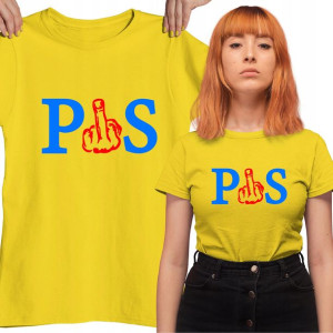 Tshirt Unisex Jbć Pis Anty Rząd ***** *** Otwieram