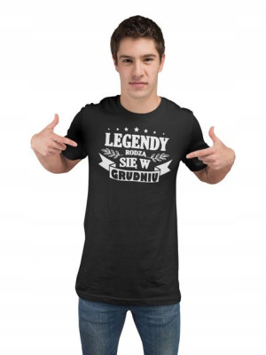 Tshirt Urodzinowa Na Urodziny Legendy Grudzień Hit