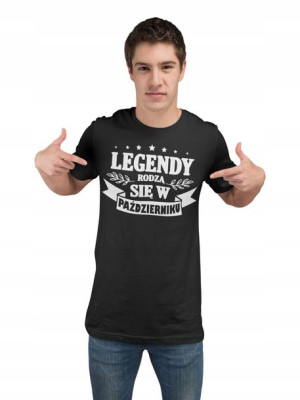 Tshirt Urodzinowa Na Urodziny Październik Legendy