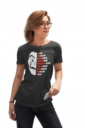 Tshirt Z Motywem Domu Z Papieru La Casa De Papel