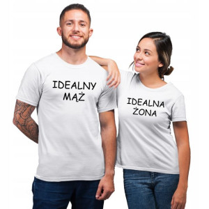 Walentynki Koszulki Idealny Mąż Idealna Żona Hit