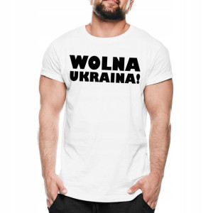 Wolna Ukraina Koszulka Free Ukraine Solidarność