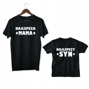 Zestaw Koszulek Najlepsza Mama Najlepszy Syn Hit