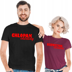 Zestaw Koszulki Chłopak Idealny Na Dzień Chłopaka