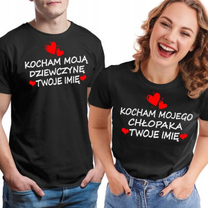 Zestaw Koszulki Prezent Na Dzień Kobiet Kocham Cię