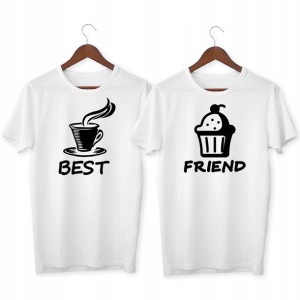 Zestaw Koszulki Tshirt Kawa I Ciastko Na Prezent