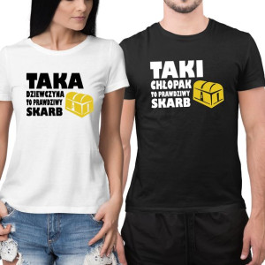 Zestaw Tshirt Koszulki Dla Pary Zakochani Skarby