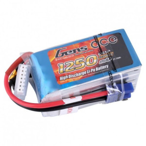 1250mAh 22.2V 60C Gens Ace - EC3
