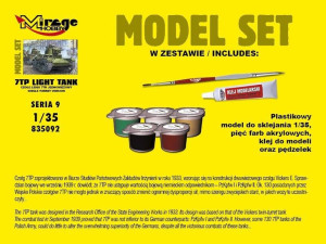 Model do Sklejania Czołg 7TP Dla Początkujących