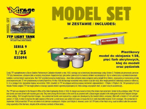 Model do sklejania Czołg 7TP Dwuwieżowy