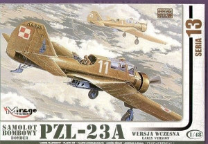 Model do Sklejania Samolot Bombowiec PZL-23A KARAŚ