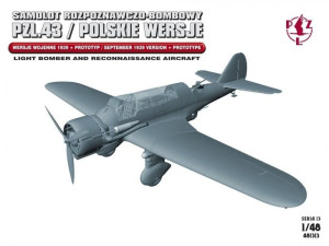 Model do Sklejania Samolot PZL-43 1939