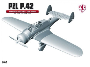 Model do Sklejania Samolot Bombowiec PZL P.42