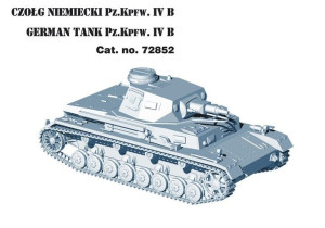 Model do Sklejania Czołg PzKpfw IV Ausf. B 1943