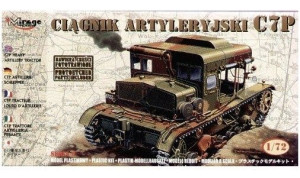 Model do Sklejania Ciągnik Artyleryjski C7P
