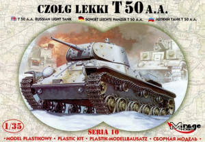 Model do Sklejania Dla Początkujących Czołg T50