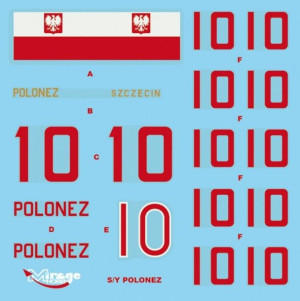 Model do Sklejania Jacht "POLONEZ"