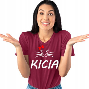 Koszulka Na Dzień Kobiet Prezent Kicia Kochanie