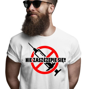 Koszulka Nie Szczepiony Pis Strajk Szczepienia