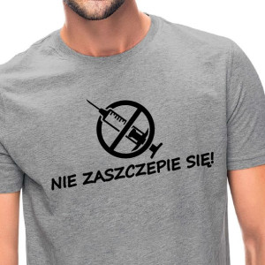 Koszulka Nie Zaszczepie Się Lockdown Pis Plandemia