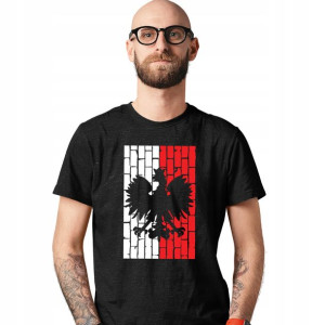 Koszulka Patriotyczna Orzeł Godło Patriota Kibic