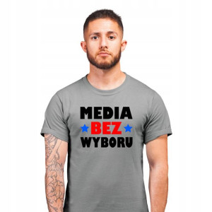 Koszulka Polityczna Stop Pis Strajk Mediów Protest