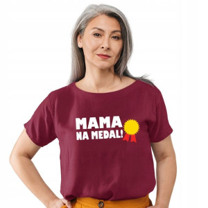 Koszulka Prezent Na Dzień Mamy Mama Na Medal