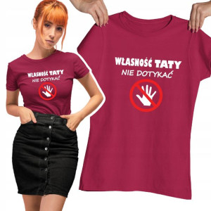 Koszulka Prezent Na Dzień Matki Mama Własność Taty