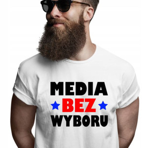 Koszulka Protest Wolne Media Bez Wyboru Anty Pis