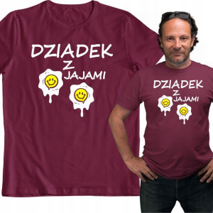 Koszulka Śmieszny Prezent Na Dzień Dziadka Jaja