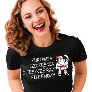 Koszulka Śmieszny Upominek Życzenia Pod Choinkę
