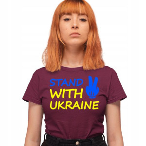 Koszulka Stand With Ukraine Wolność Dla Ukrainy