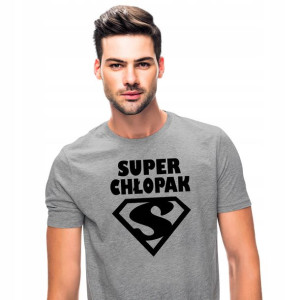 Koszulka Super Chłopak Prezent Na Walentynki Hit
