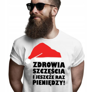 Koszulka Świąteczna Z Zabawnymi Życzeniami Prezent