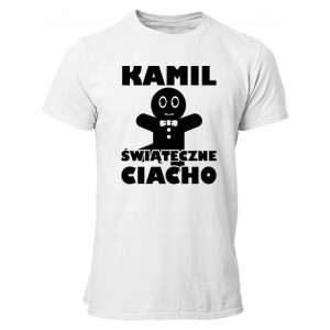 Koszulka Świąteczne Ciacho Z Imieniem Na Prezent