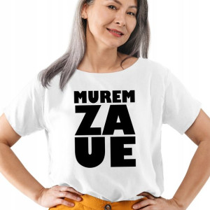 Koszulka Tshirt Bluzka Murem Za Ue Unia Europejska