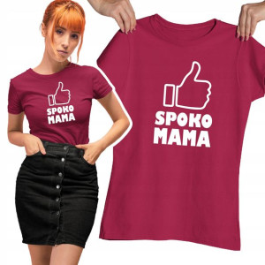 Koszulka Tshirt Dla Kochanej Mamy Spoko Super Mama