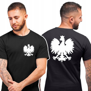 Koszulka Tshirt Godło Flaga Patriotyczna Bluzka