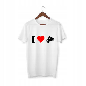 Koszulka Tshirt Kocham Motocykl Dla Motocyklisty