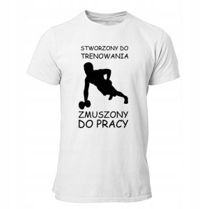 Koszulka Tshirt Kocham Trenować Prezent Urodziny