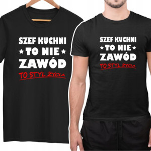 Koszulka Tshirt Prezent Dla Kucharza Szefa Kuchni